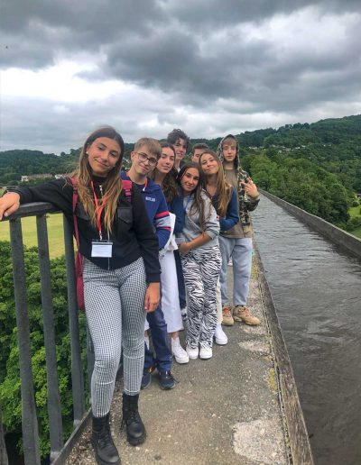 Students on Aqueduct