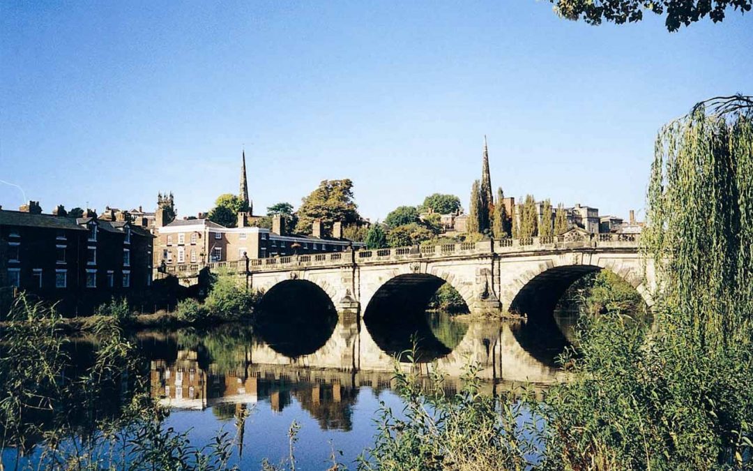 English Bridge, Shrewsbury - prompting learning and fitness.