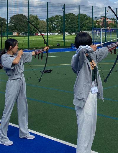 Junior english language course activities - archery