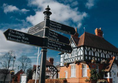 Severnvale Academy junior english language courses uk - signpost in Shrewsbury